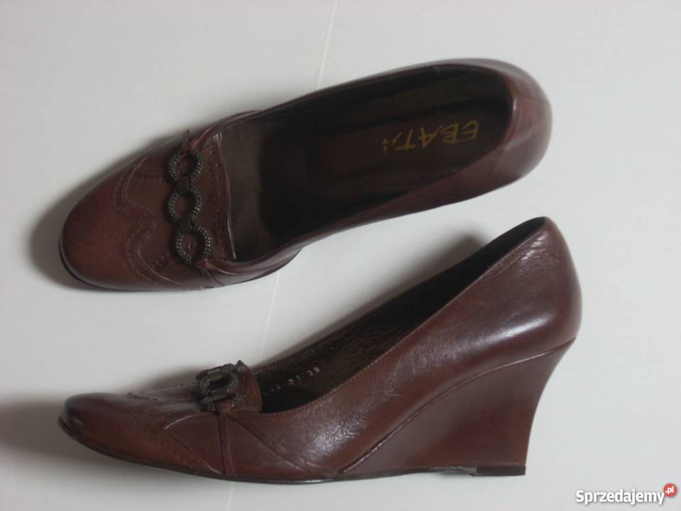EBATA czółenka Skórzane Buty Skóra NOWE 39 40 Nowy Sącz