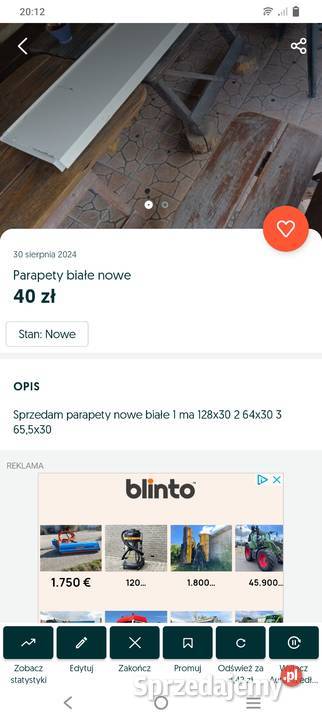 Parapety białe mazowieckie Mirów Stary
