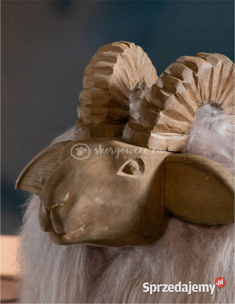 Krzesło baran dekoracyjny szary Szaflary