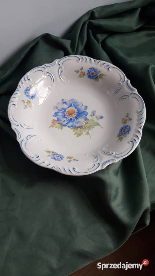 Talerz z porcelany fi 285 Bavaria Schumann biały Głuchołazy