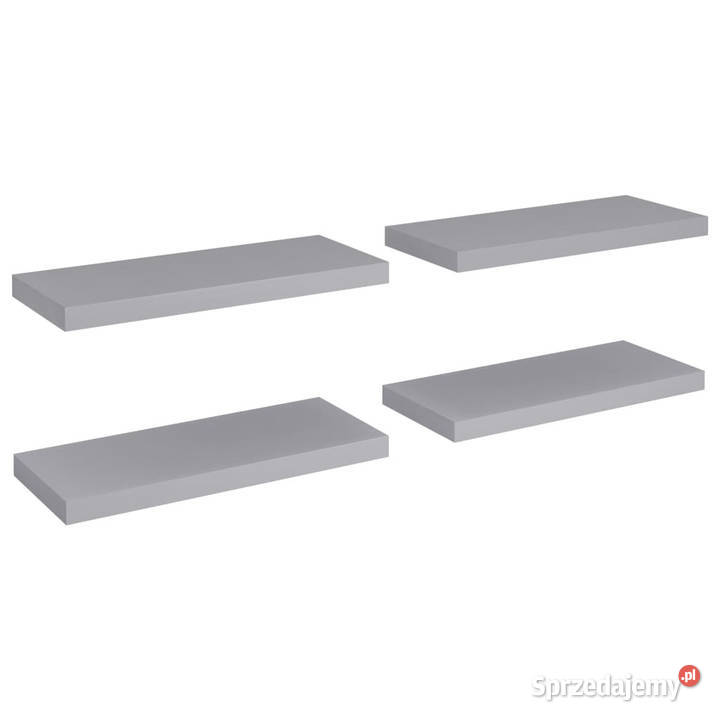 Półki ścienne 4 szare 60x235x38 MDF WM323855 Warszawa