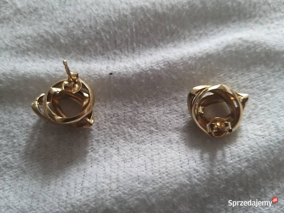 Złote kolczyki próba 585 pomorskie