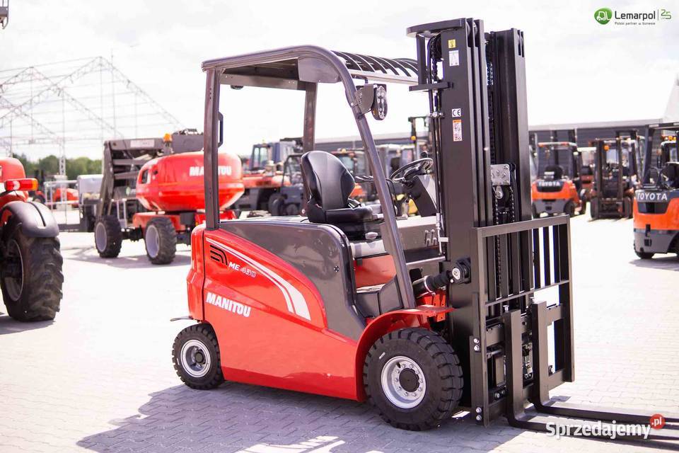 Elektryczny wózek widłowy Manitou ME 430 80V małopolskie Zator