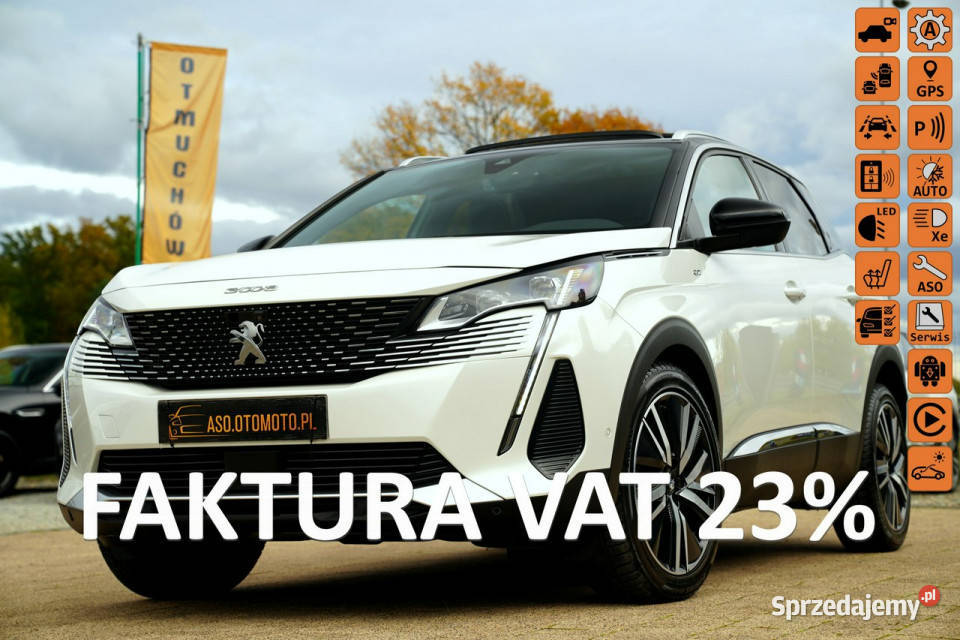 Peugeot 3008 GT kamery skóra NAWI night vision Otmuchów