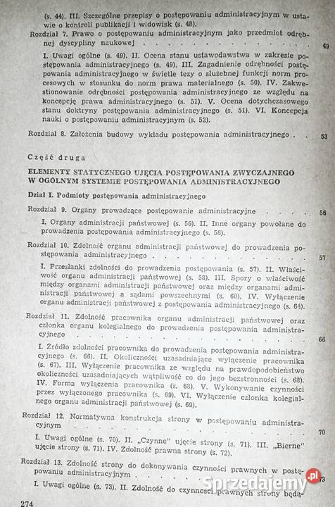 Postępowanie administracyjne Zarys wykładu Chełm