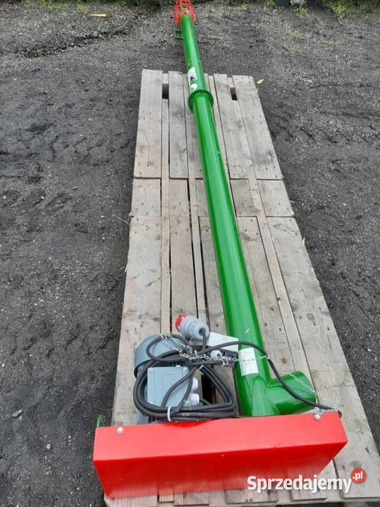 Przenośnik ślimakowy MROL T401 z czerpnią nieuszkodzony Maszyny rolnicze Proszówka