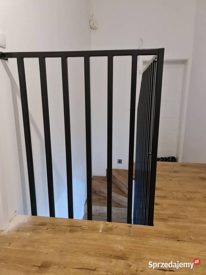 Balustrada Harfowa LOFT Lamele Stalowe pod