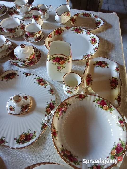 Serwis kawowoobiadowy Royal Albert England zachodniopomorskie Prusim