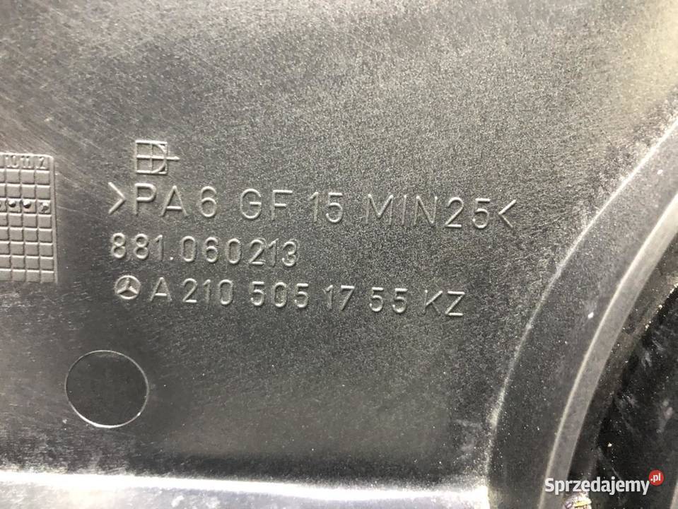 OBUDOWA WENTYLATORA MERCEDES EKLASA W210 22 CDI osobowe