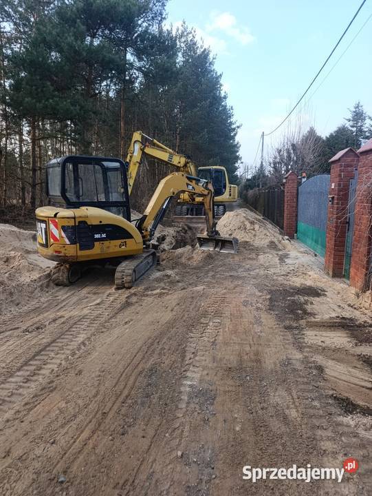 Usługi Minikoparka i Koparka kołowa przyłącza Grębów