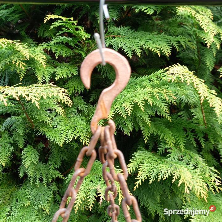 Duża miedziana osłonka doniczka do zawieszenia Warszawa