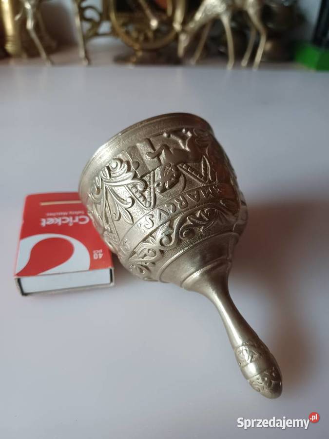 Piękny dzwonek mosiężny Poznań