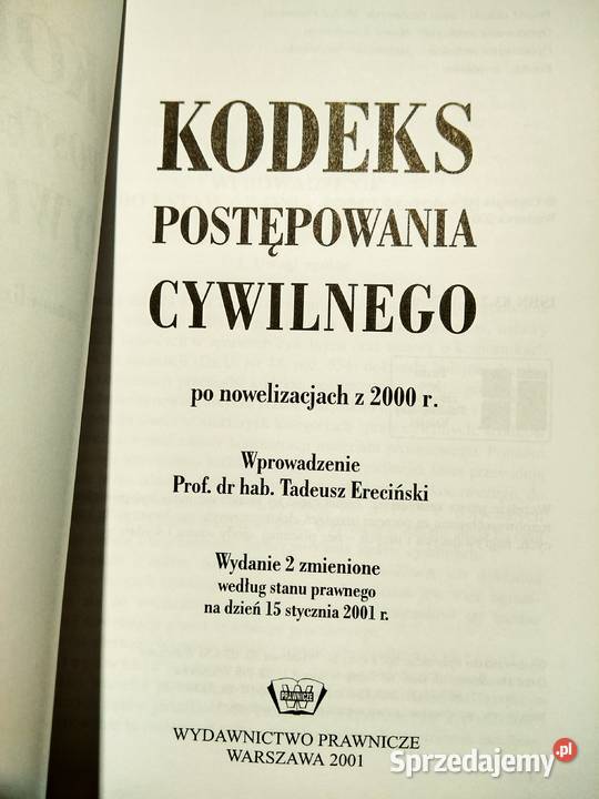 Kodeks postępowania cywilnego Bródno podręczniki Warszawa