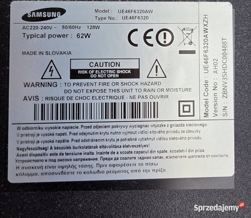 Telewizor Samsung 46 Samsung Łódź
