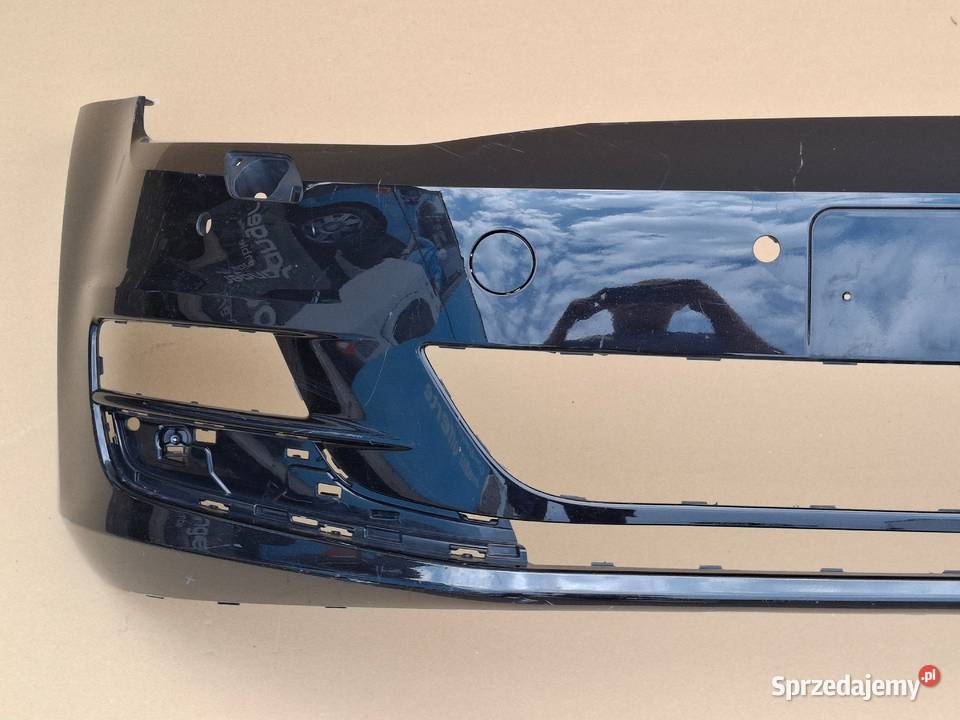 VW GOLF 7 VII ZDERZAK PRZÓD PRZEDNI SPRYSKI PDC Bieleń