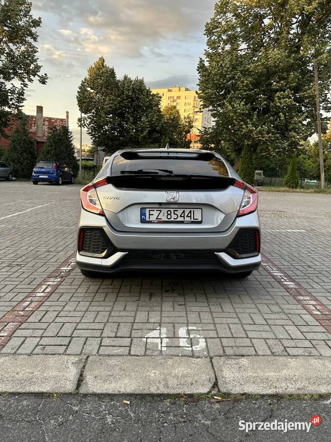 Honda Civic 10T elegance 2018 r drugi właściciel Zielona Góra sprzedam