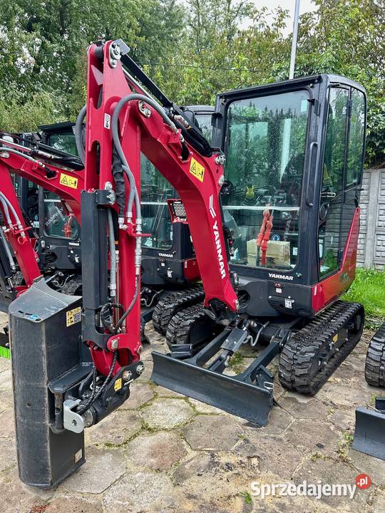Nowa minikoparka YANMAR SV17VT z głowicą Koparki Łódź