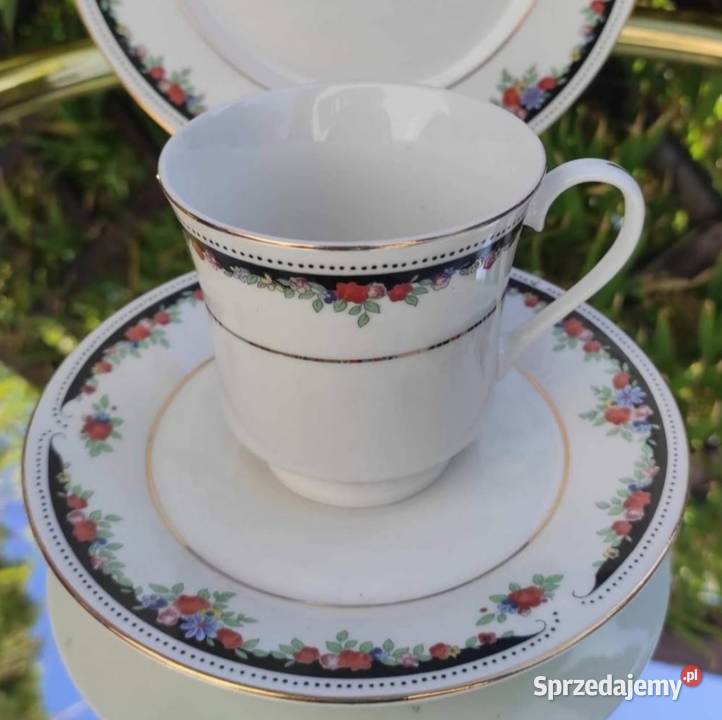 Porcelana zdobiona motywem róż Pabianice