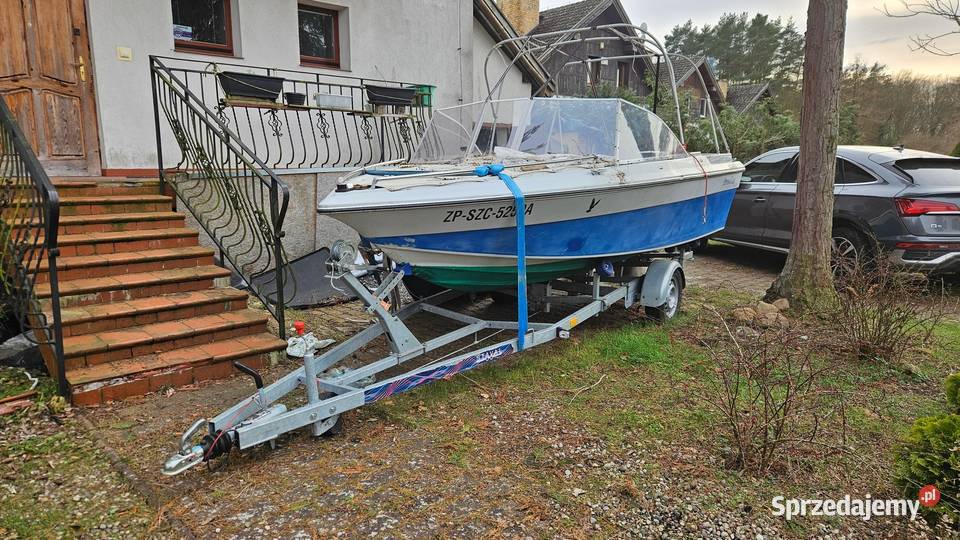 Łódź motorowa z przyczepą Szczecin