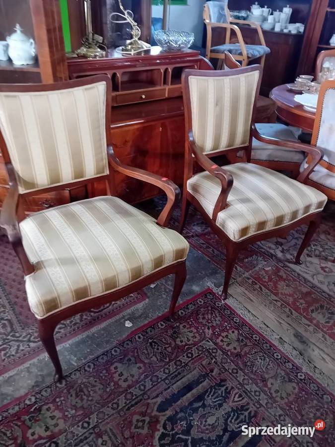 Fotele ludwikowskie lubelskie Tarnogród