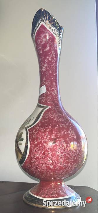 Amfora z ptakiem Wazon Vintage Hubert Bequet Gdańsk