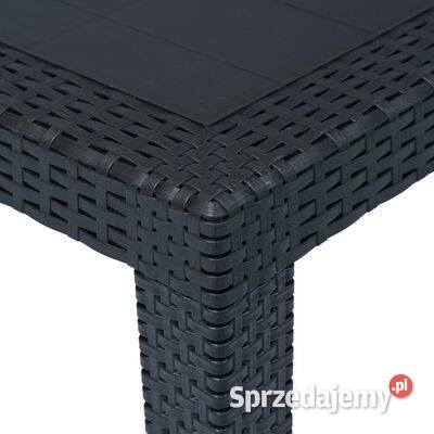 vidaXL Stolik ogrodowy plastik stylizowany na Warszawa