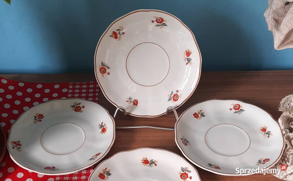 Porcelana Ćmielów Misa i Salaterki Gliwice