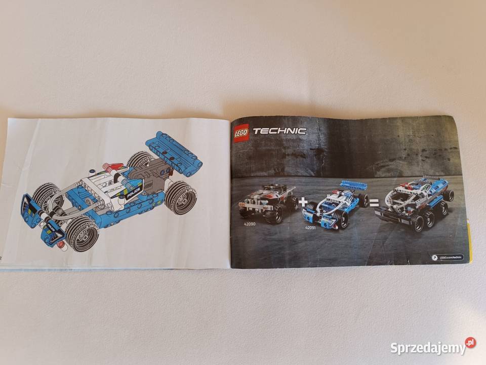 Klocki LEGO Technic policyjny pościg 42091 napęd 7 lat+ Sulejówek