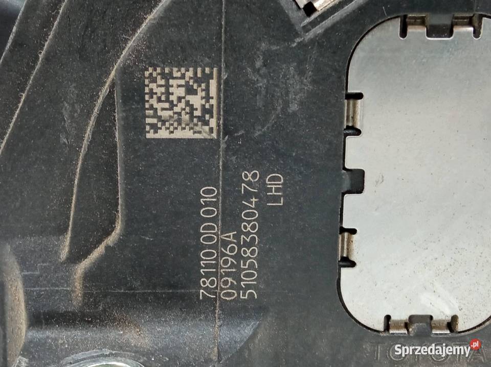 PEDAŁ POTENCJOMETR GAZU 781100D010 Toyota Yaris