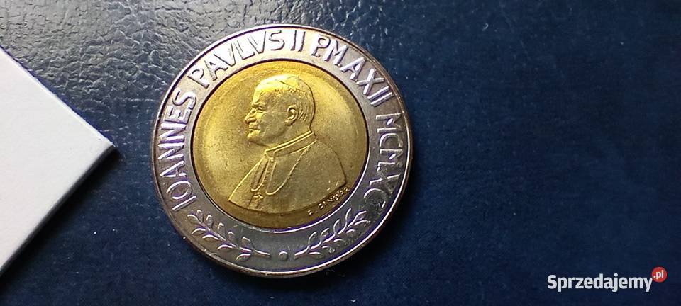 Stare monety 500 lir 1990 Watykan