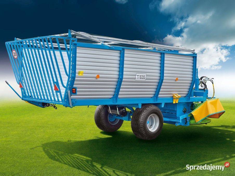 Przyczepa samozbierająca ścinacz zielonek Zamet Rogóźno