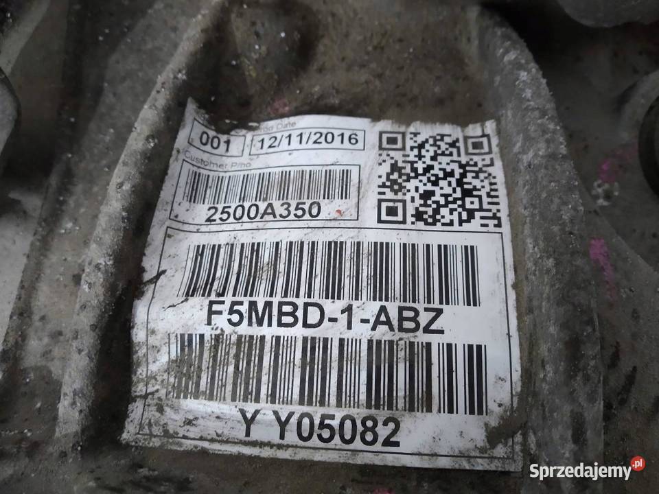 SKRZYNIA BIEGÓW 2500A350 12 16V Mitsubishi Space