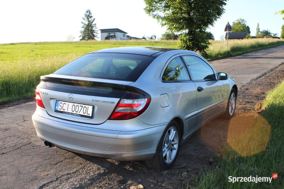 MERCEDES C 230 coupe 2003 klimatyzacja śląskie