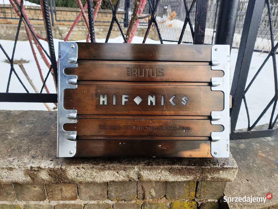 Wzmacniacz samochodowy 1 kanałowy monoblok Niegowonice