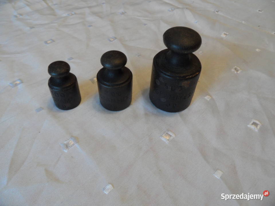 Porcelanowe odważniki do wagi