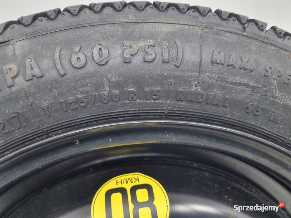 KOŁO DOJAZDOWE 12580 R15 98ABNB 2150836 4x108 Chełm sprzedam