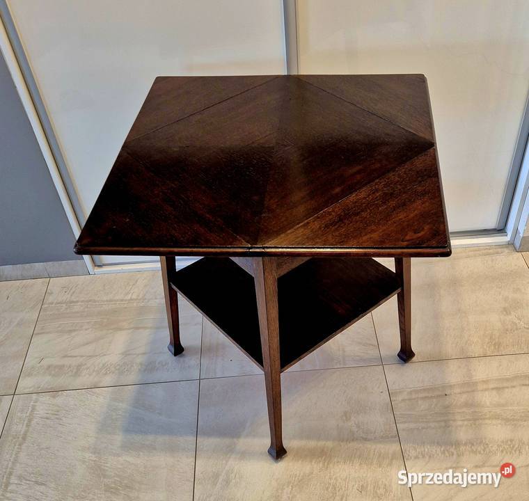 Stary stolik dębowy klapak Bydgoszcz