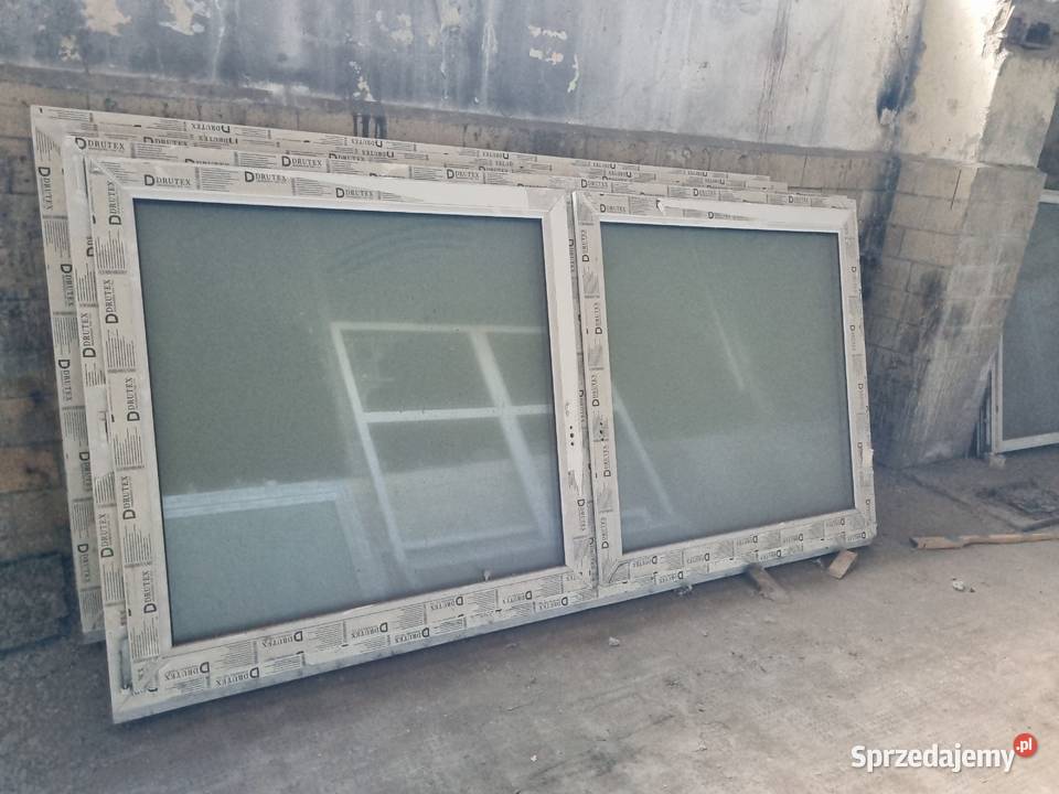 NOWE okna Drutex PVC 233 x 115 szyby Skarżysko-Kamienna sprzedam