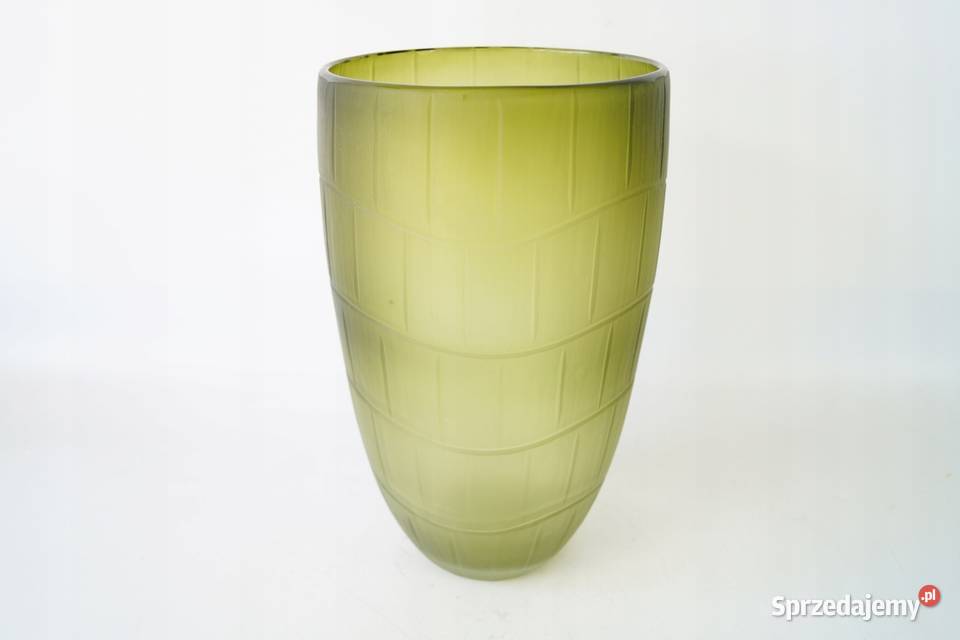 Nowoczesny szklany wazon DESIGN 10 ciekawy Gizałki sprzedam