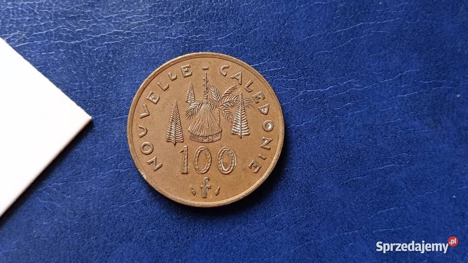 Stare monety 100 frank 1976 Nowa Kaledonia