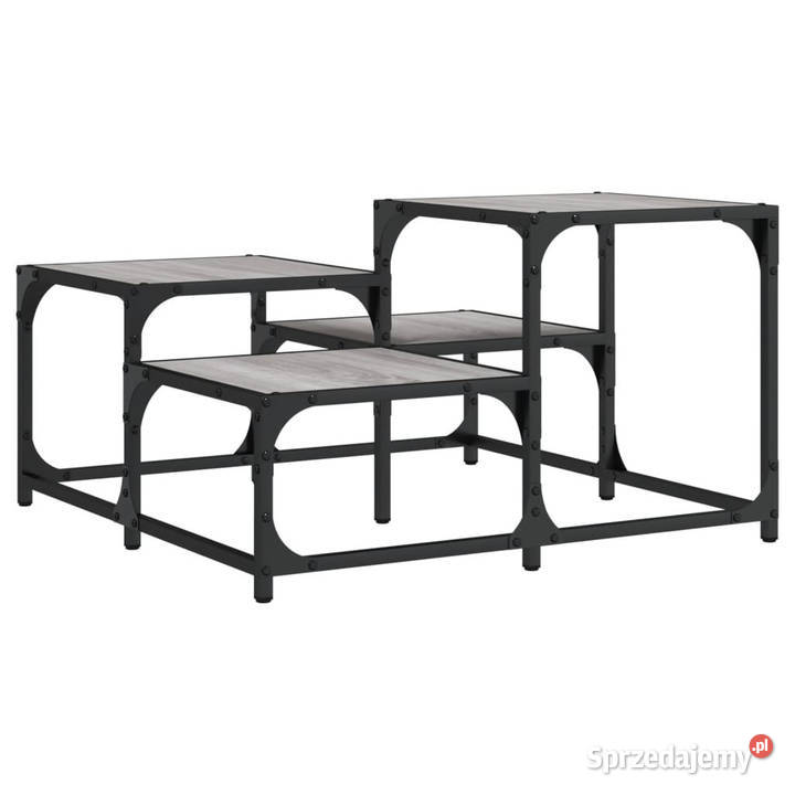 Stolik kawowy szary dąb sonoma 68x68x40 WM837750 mazowieckie