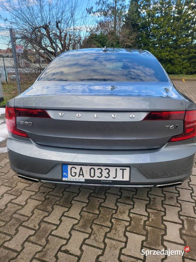 Volvo S90 long T6 320 2019r 81000 przebieg system Start-Stop pomorskie Gdynia