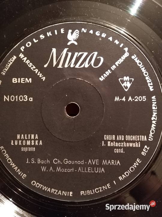 Halina Łukomska Pieśni Religijne Płyta Winylowa Wałbrzych
