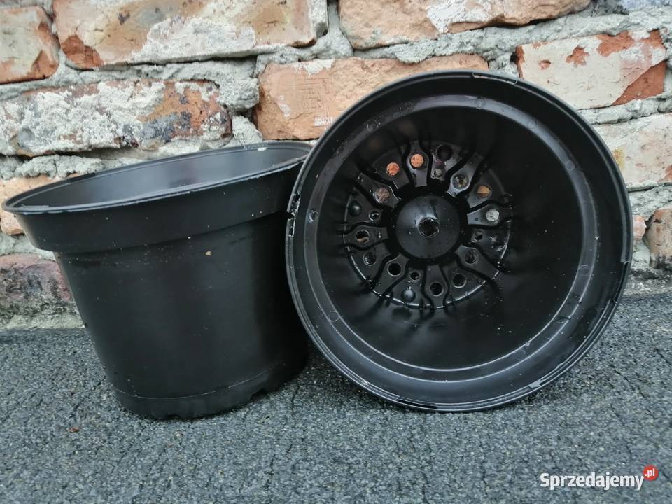 Doniczki 5 litrów NOWE śr 23 5L okrągłe Siewierz