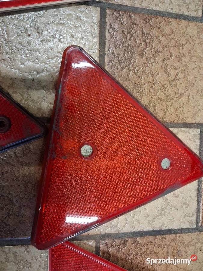 Odblaski trójkaty 5sztuk lubelskie Annopol sprzedam