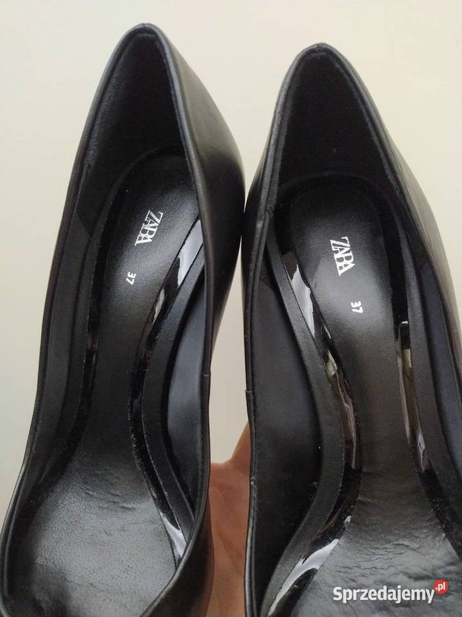 Mohito 37 czarne szpilki skórzane inna Kraków