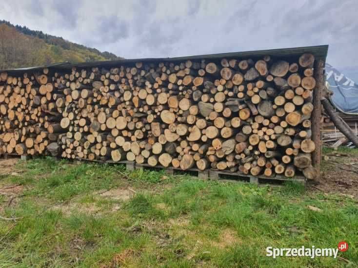 Drewno opałowe mix sezonowane suche Łącko sprzedam