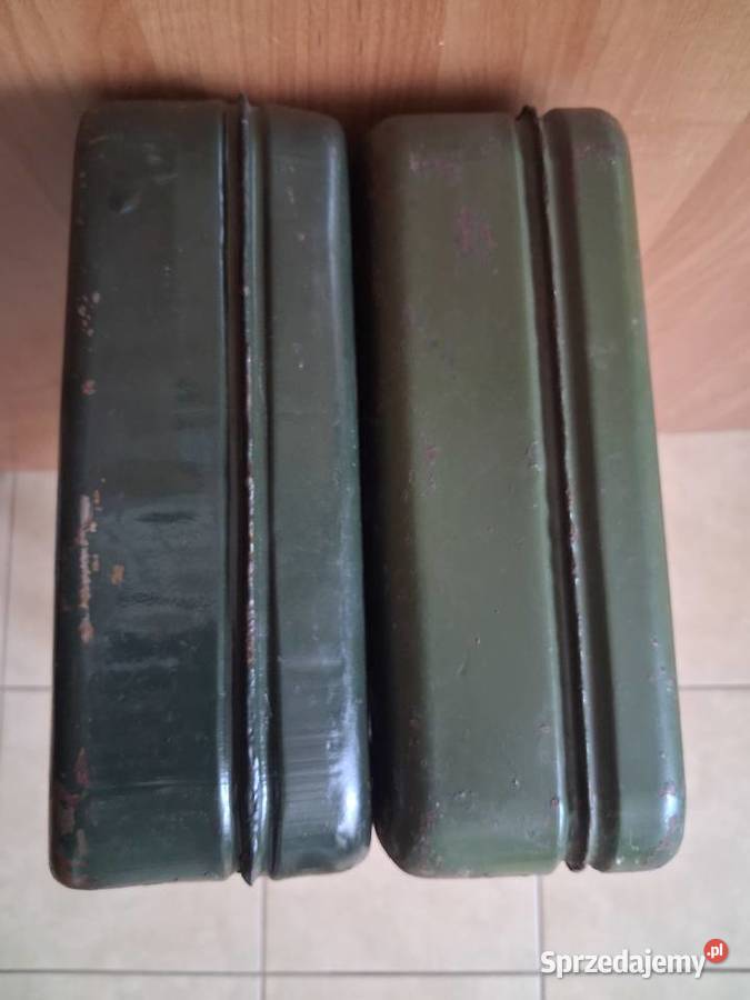 Karnister stalowy PRL 5L 1984r Mysłowice