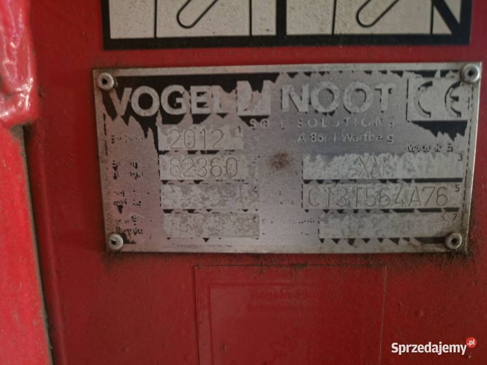 pługi vogel noot xm950 Przedświt
