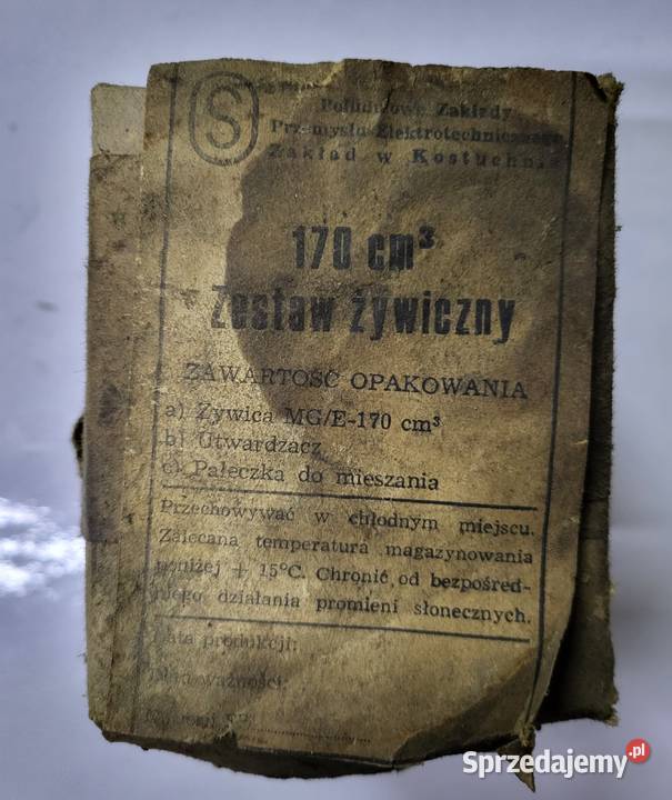 Zestaw żywicy PRL Gorlice